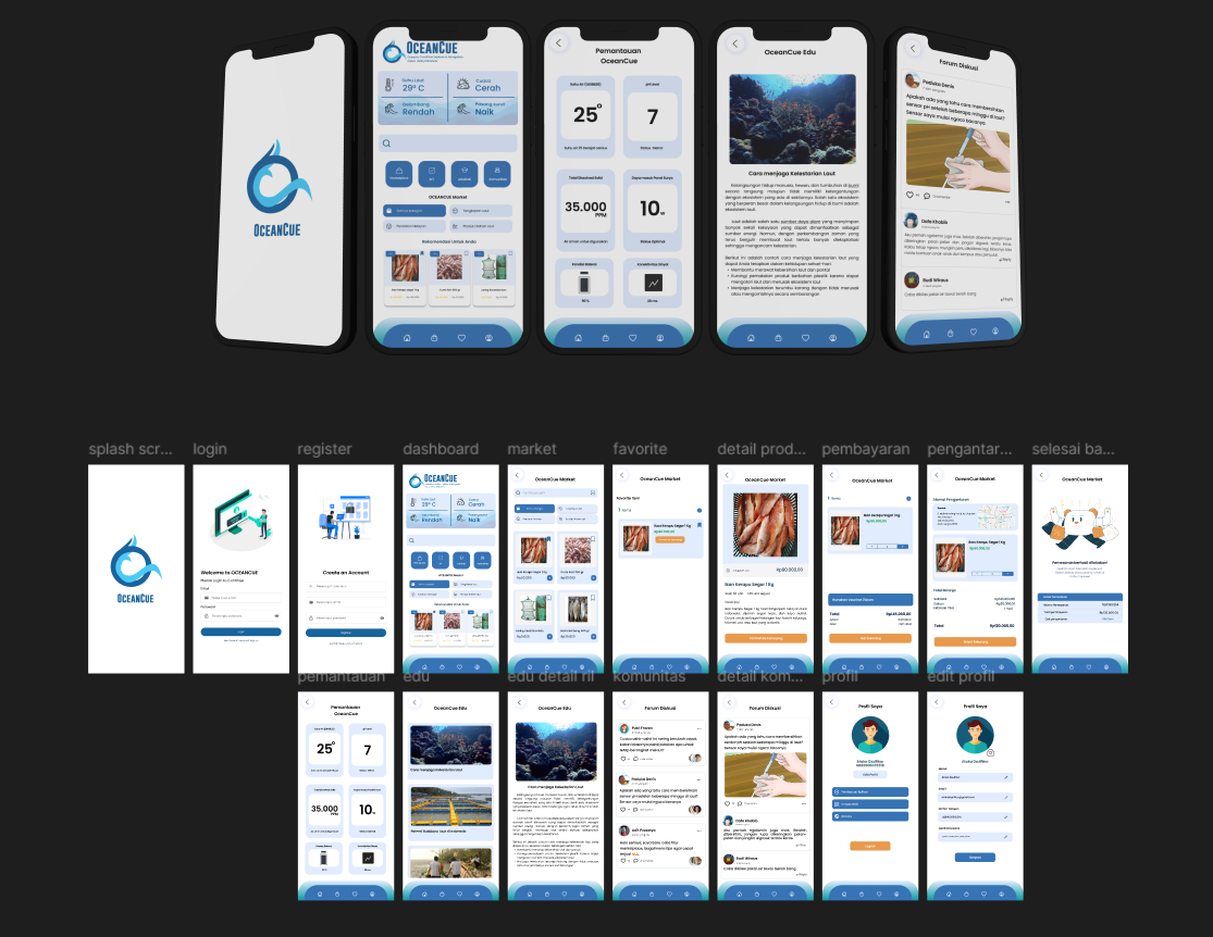 OceanCue App Design